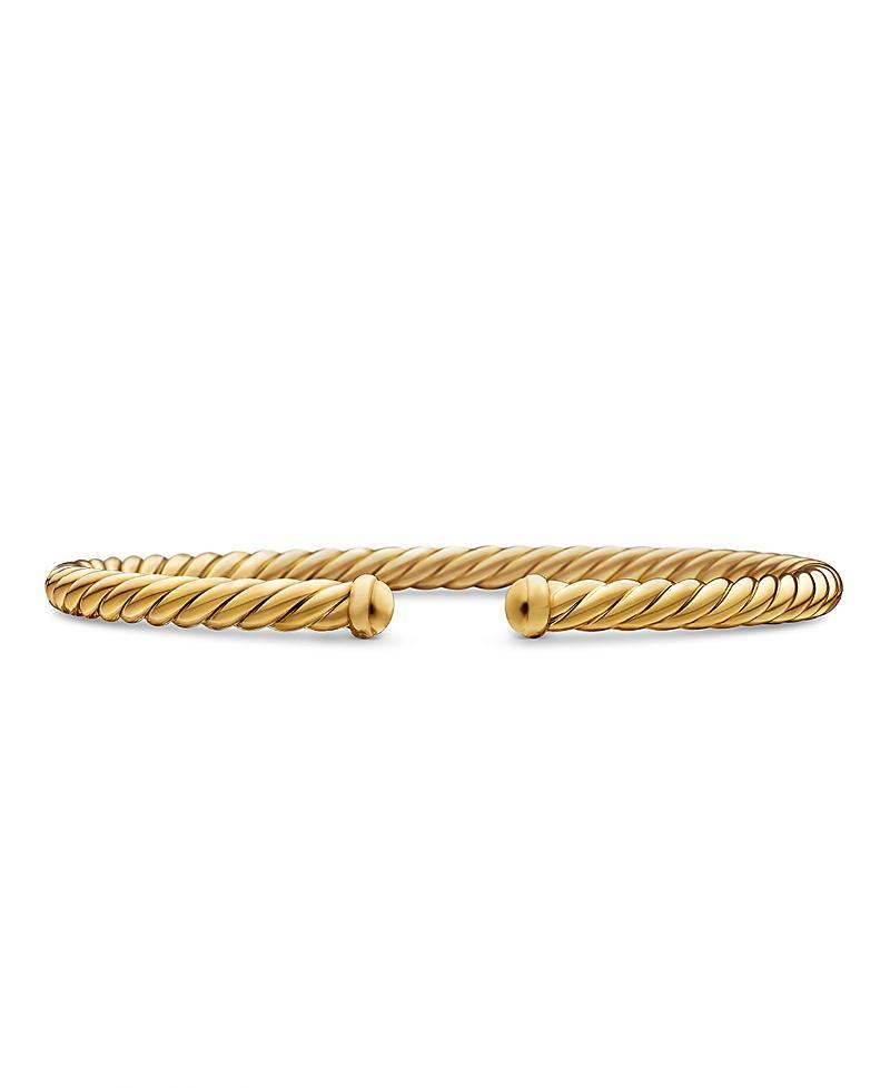 David Yurman Precious Cable Cablespira Bracelet in Gold Product Image