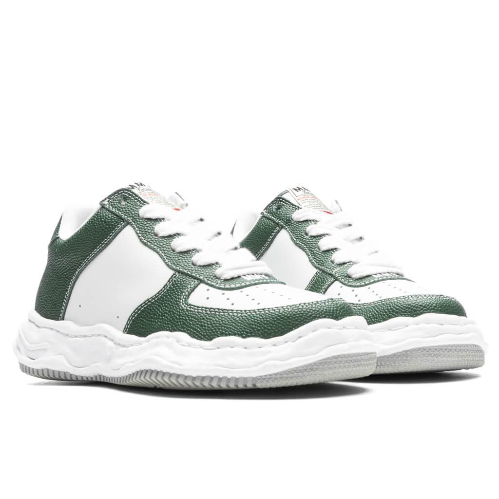 Wayne Low OG Sole Basket Leather - Green/White Male Product Image