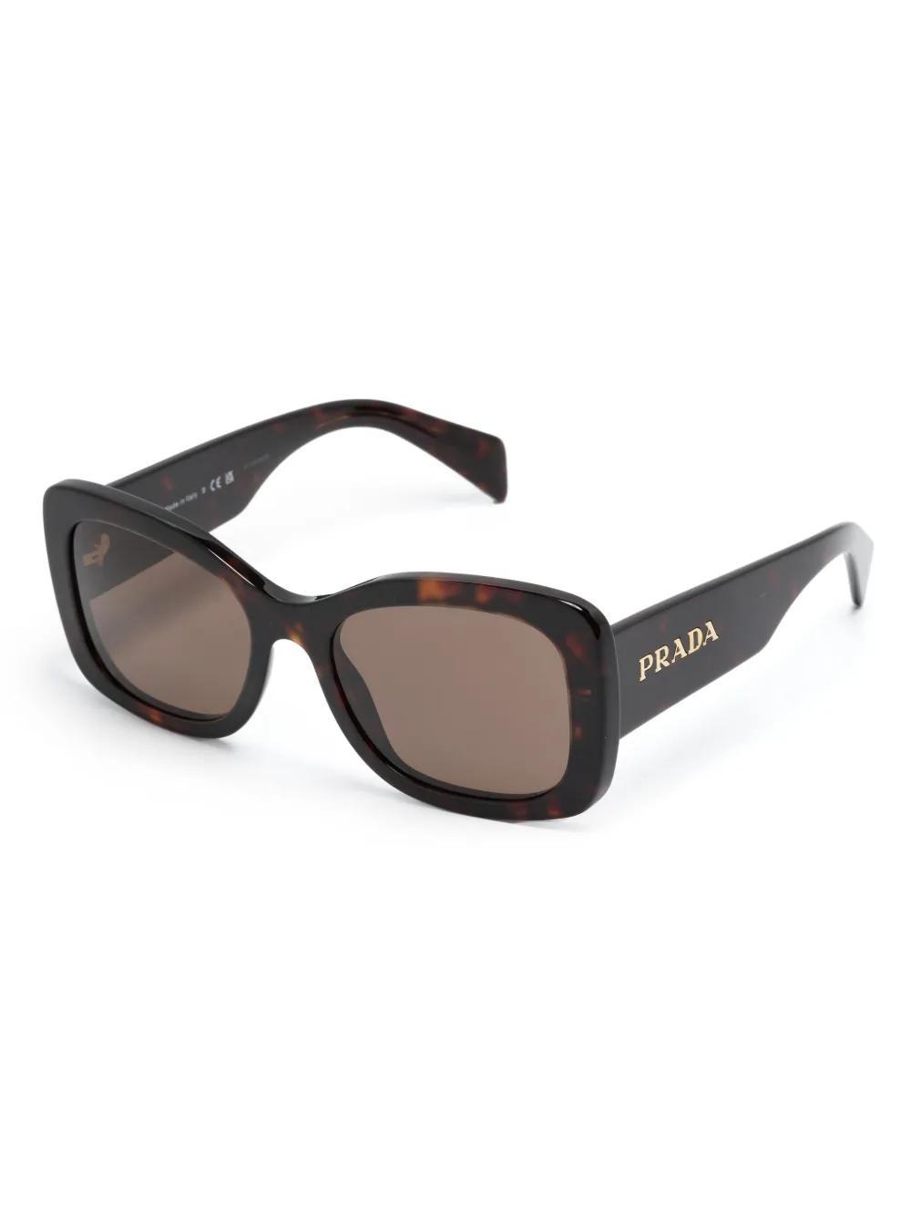 PRADA Square-frame Sunglasses In Brown Product Image