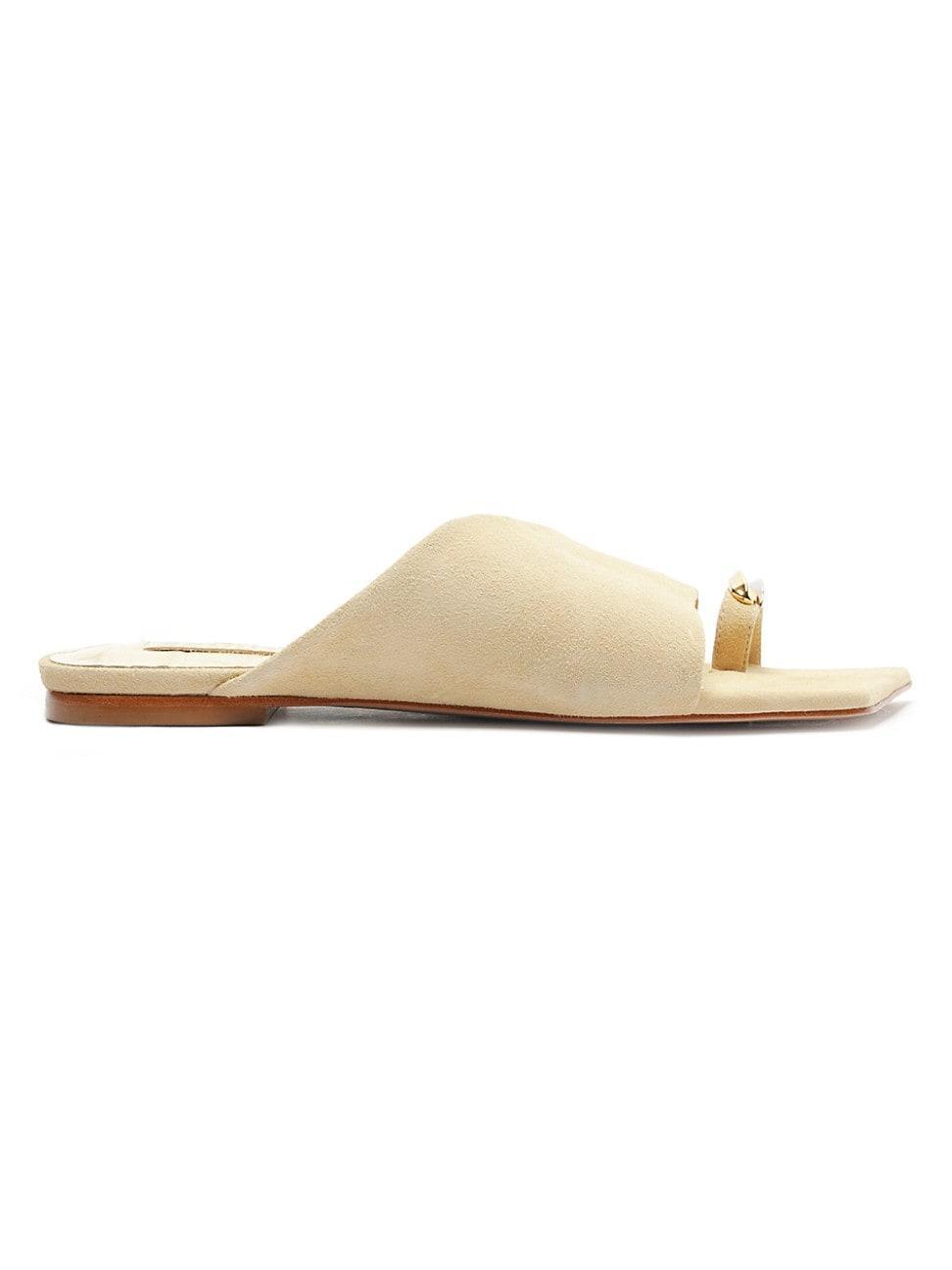 Womens Jodie Nubuck Slip-On Flat Sandals Product Image