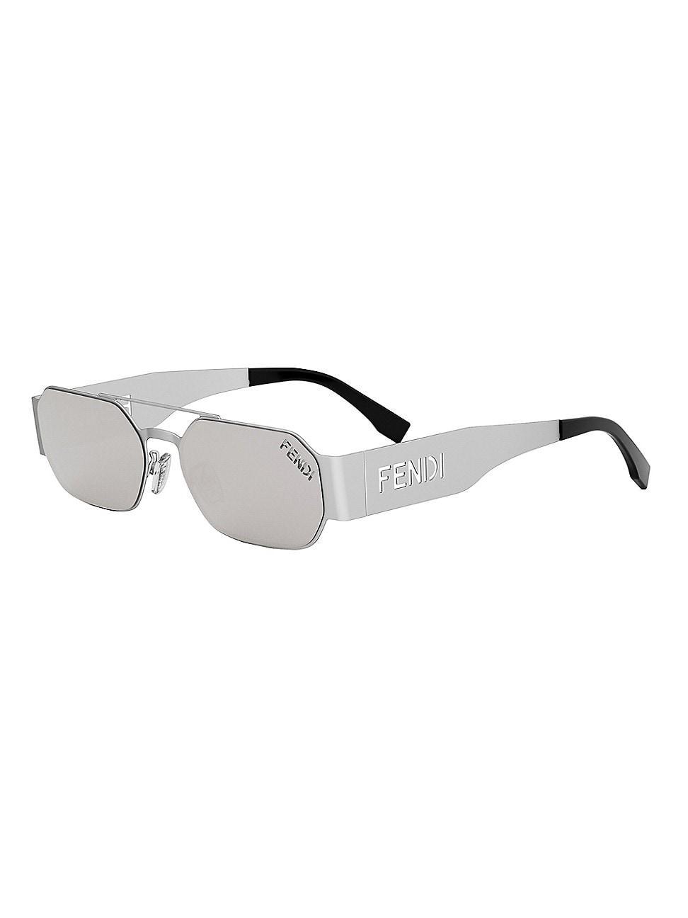FENDI Womens Fendi Cut Out 55mm Geometric Statement Sunglasses Product Image
