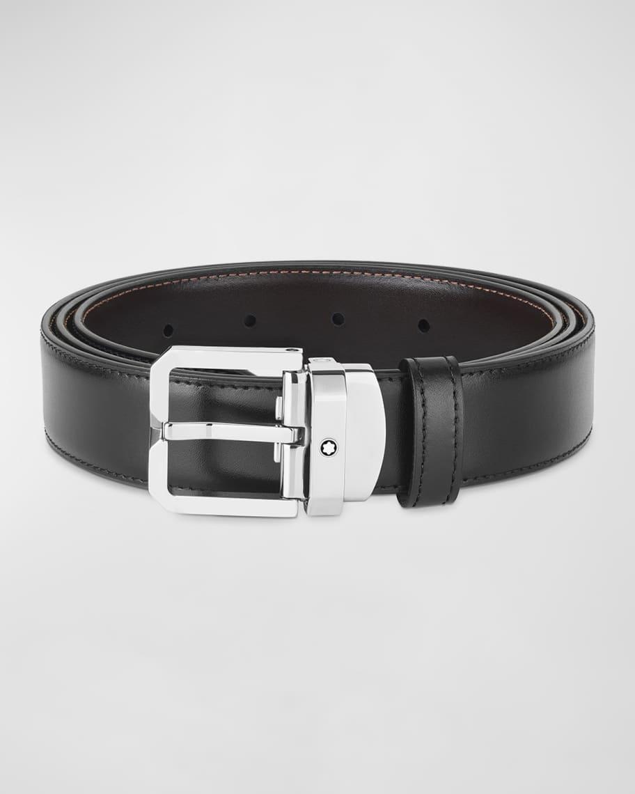 Mens Cut-to-Size Reversible Leather Belt Product Image