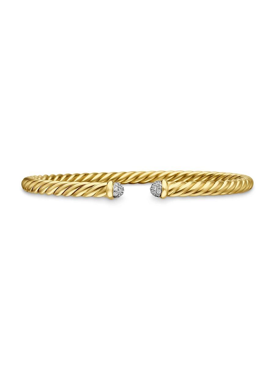 4mm Cable Flex Bracelet in 18K Gold Product Image