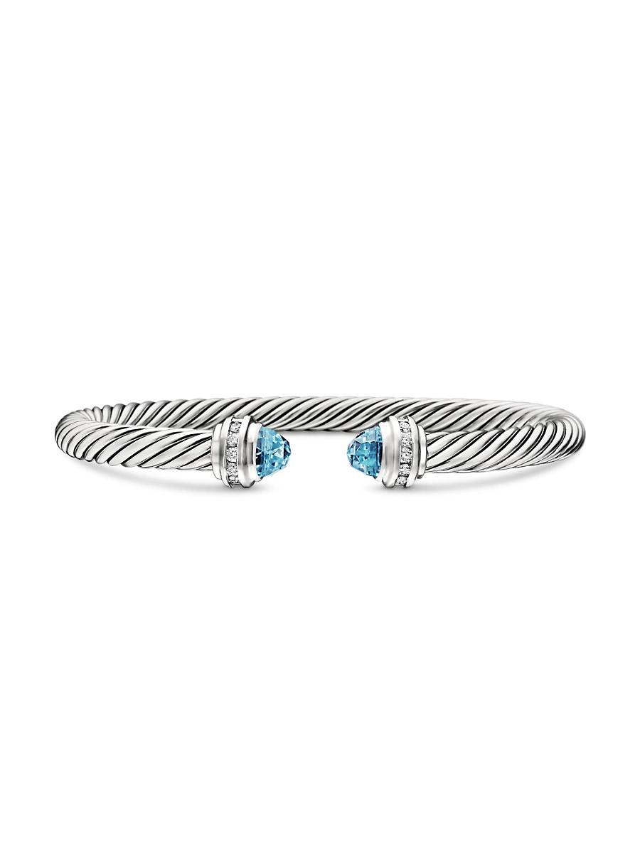 David Yurman Cable Classics Bracelet with Black Onyx & Diamonds Product Image