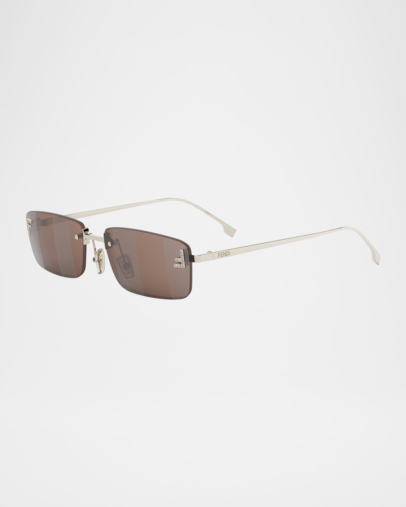 Fendi First Crystalized Logo Sunglasses Product Image