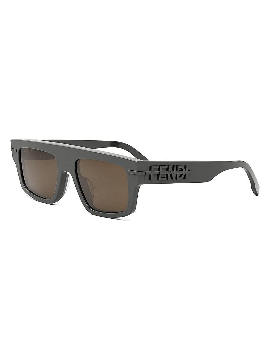 Womens New Triangle Metal 61MM Square Sunglasses Product Image