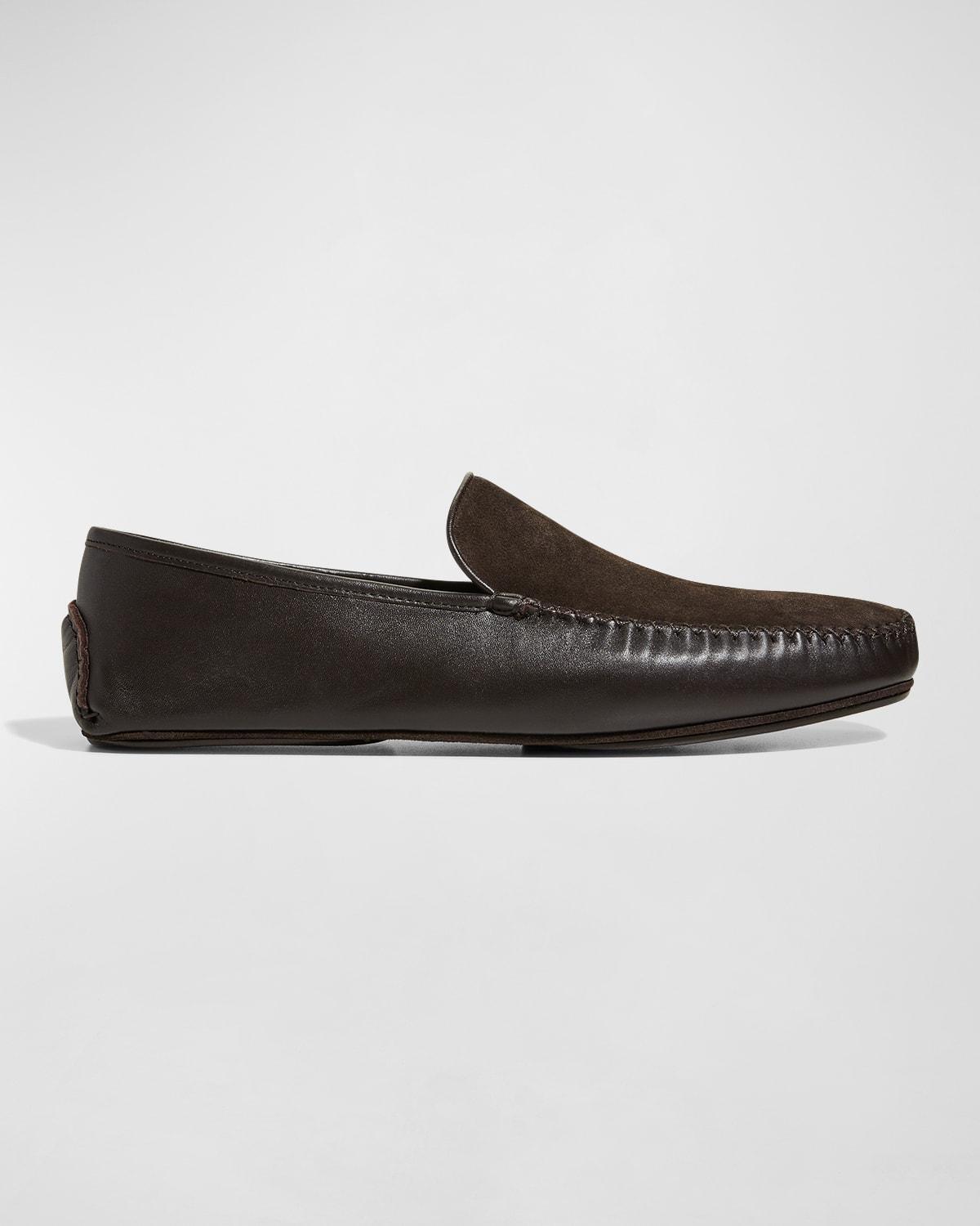 Mens Mayfair Suede-Leather Loafers Product Image