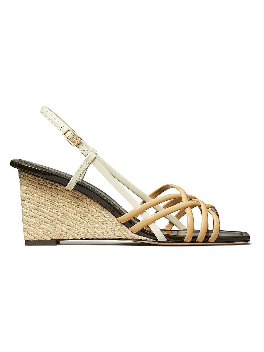 Womens Multi Strap 75MM Wedge Sandals Product Image