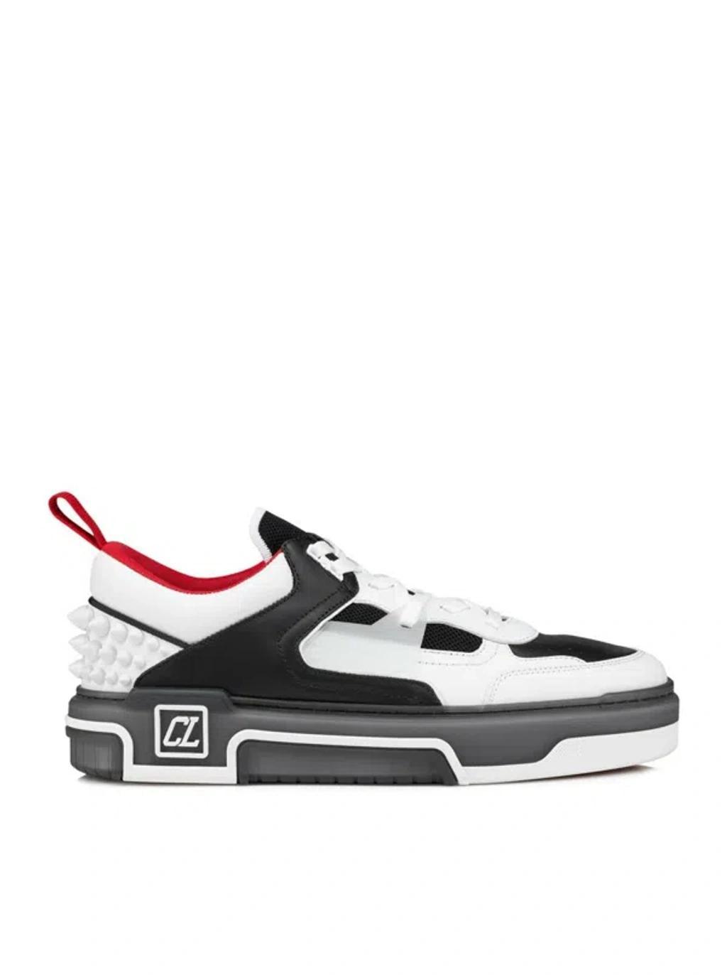 CHRISTIAN LOUBOUTIN Astroloubi Flat Sneakers In White Product Image