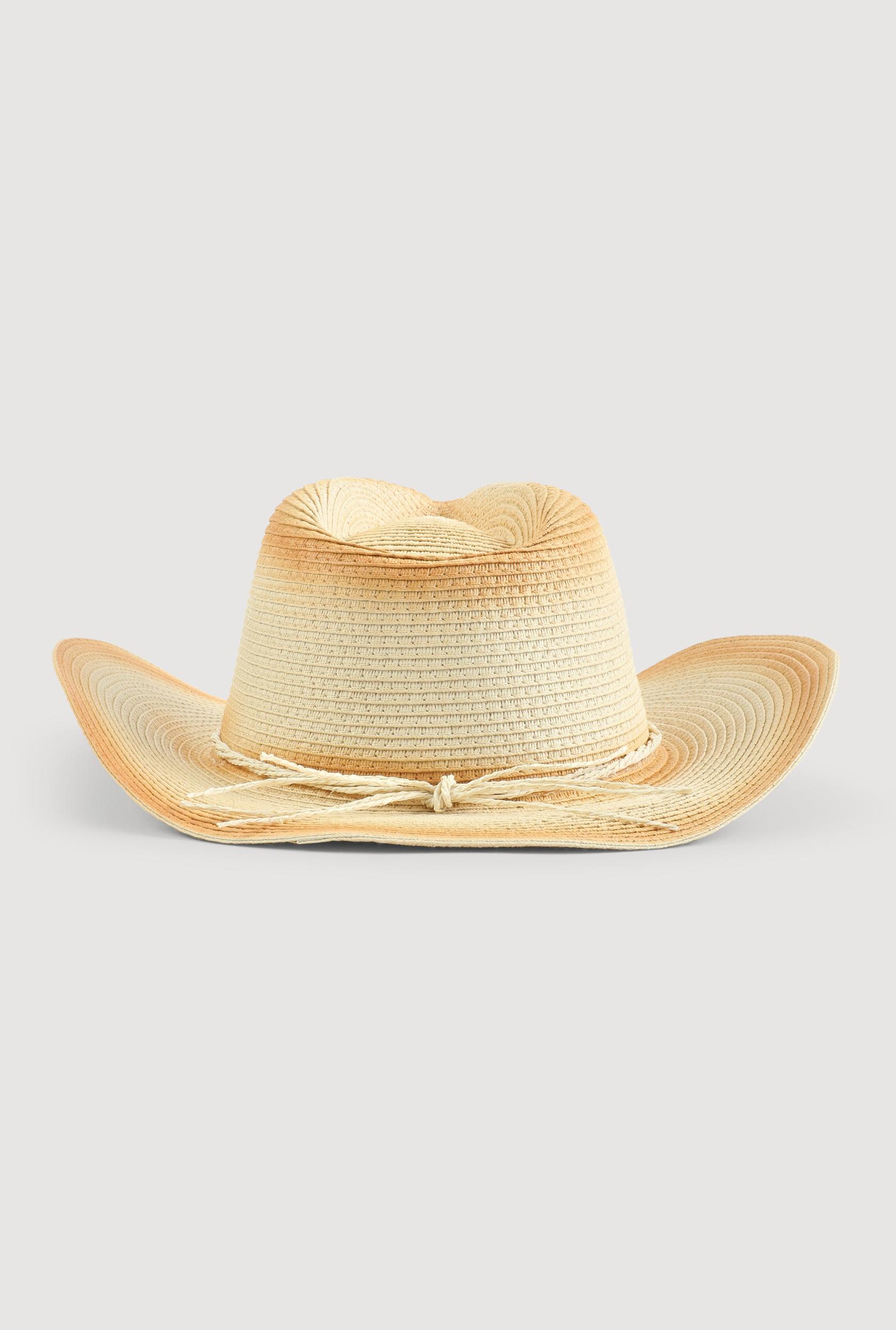 Contrast Trim Cowboy Hat Unisex Product Image