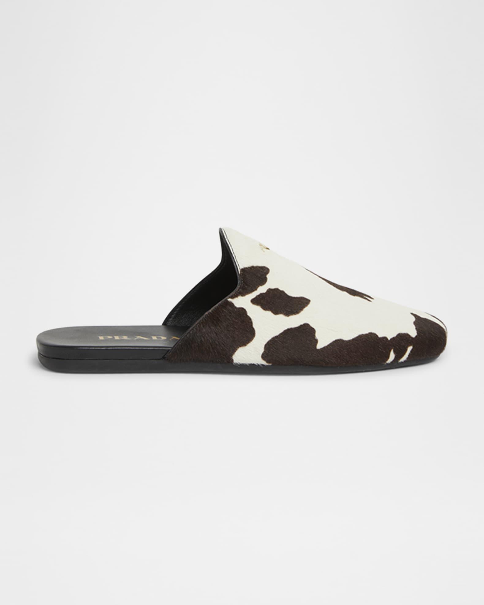 Pony Hair Flat Mules Product Image