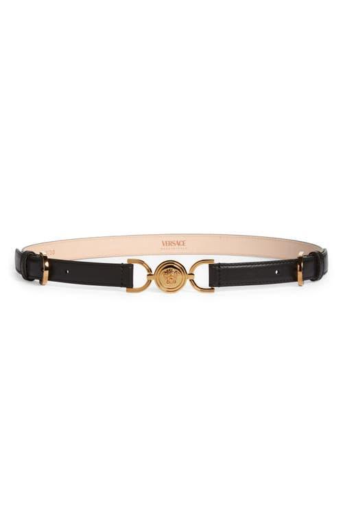 Medusa 95 Skinny Leather Belt Product Image