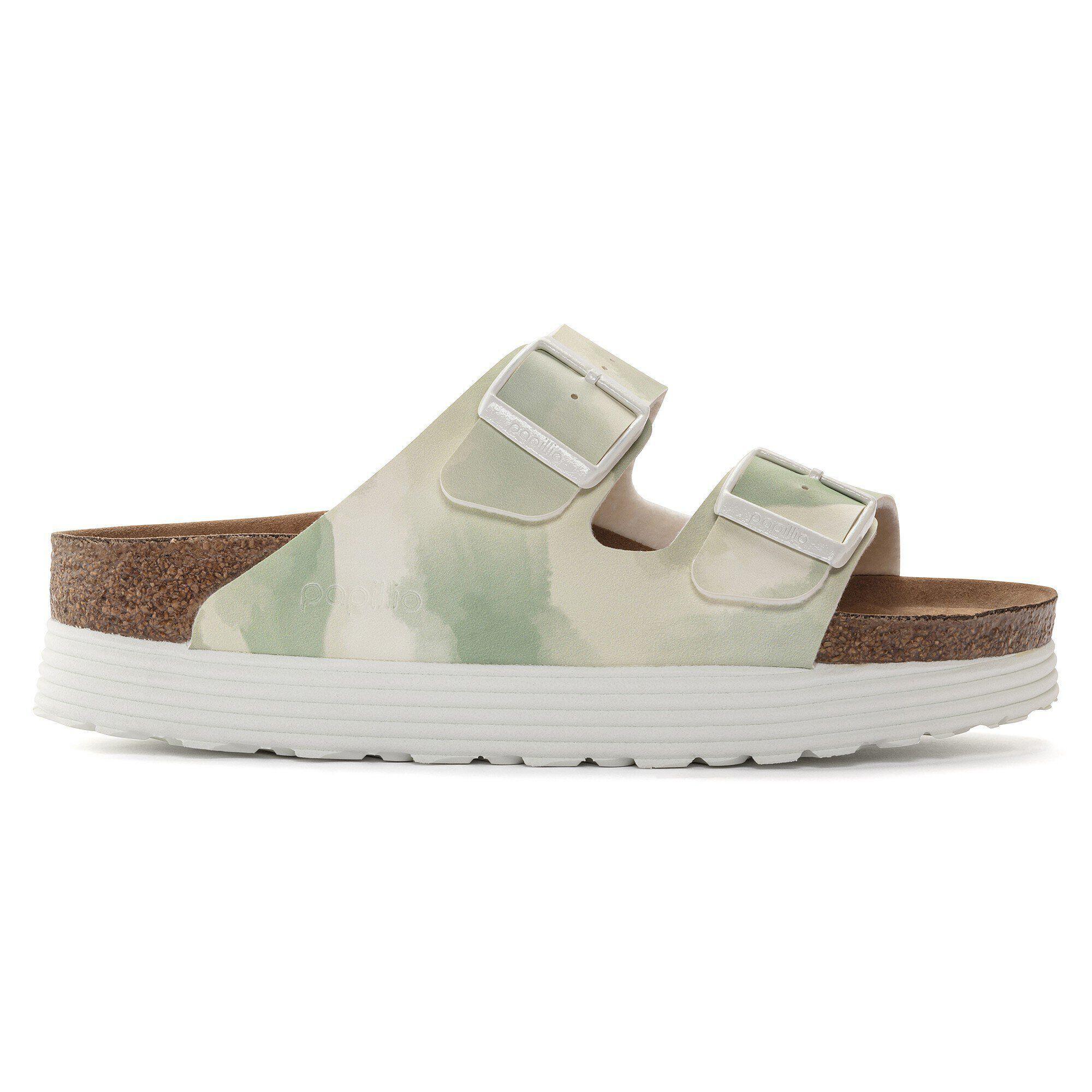 Arizona Flex Platform Vegan Birko-Flor Watercolor Khaki Product Image