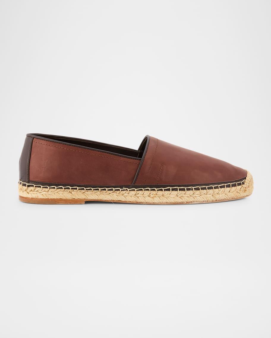 Men's Leather and Hemp Espadrilles Product Image