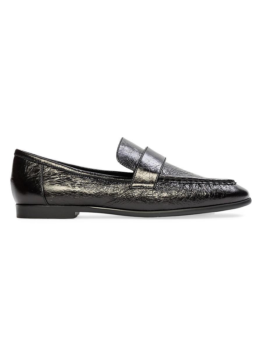 Womens Arrow Leather Loafers Product Image