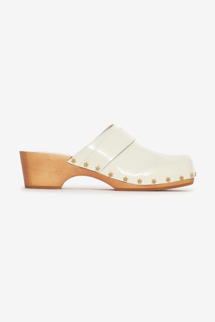 Adahlia Clog — Ivory Product Image