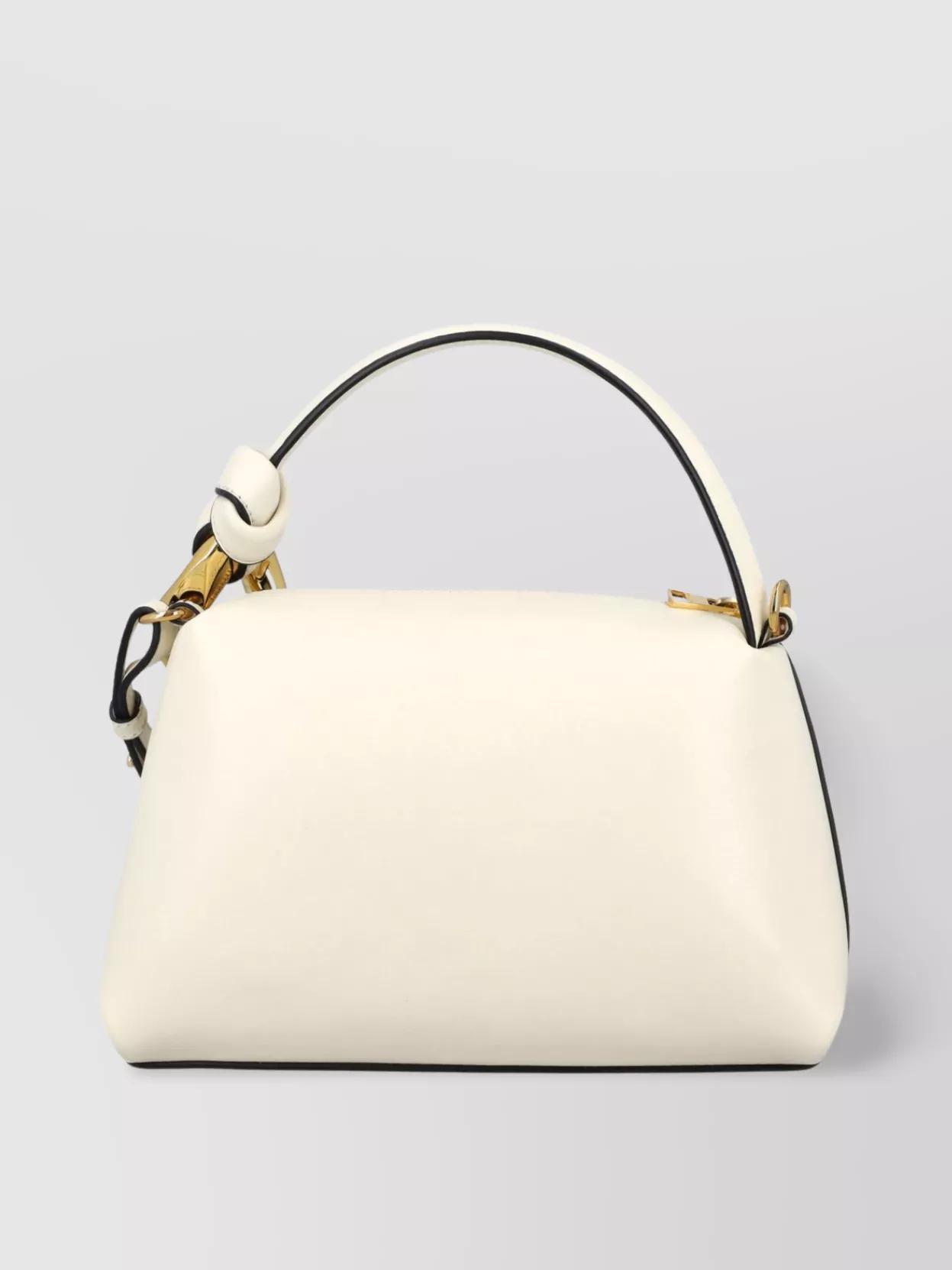JW ANDERSON Small Corner Bag Detachable Strap In Neutral Product Image