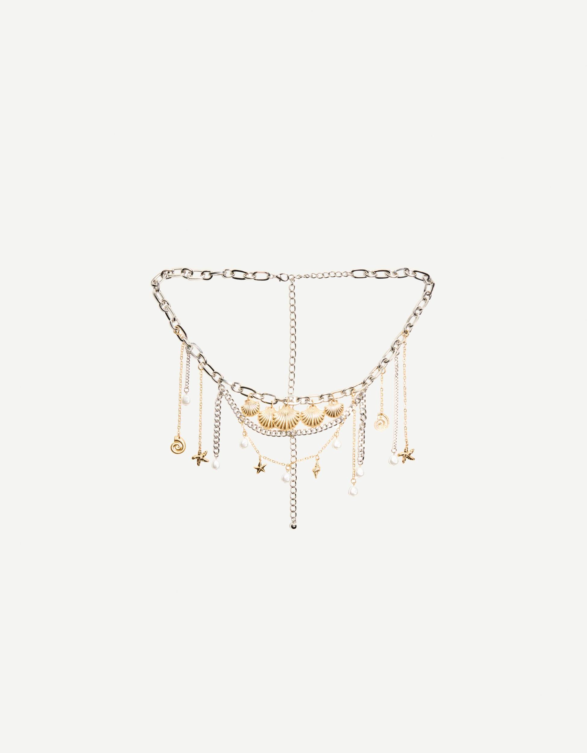 Chain belt with sea details Product Image