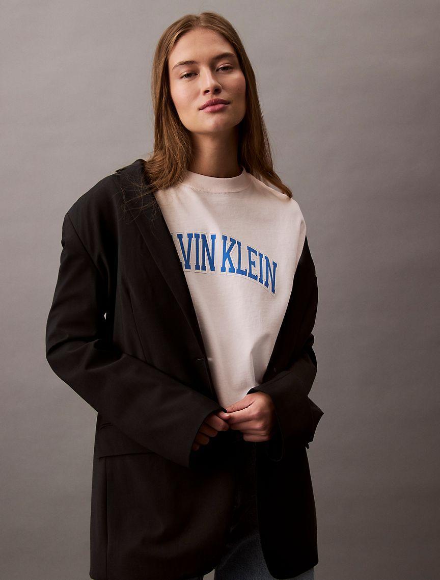 Boxy Varsity Logo T-Shirt Product Image