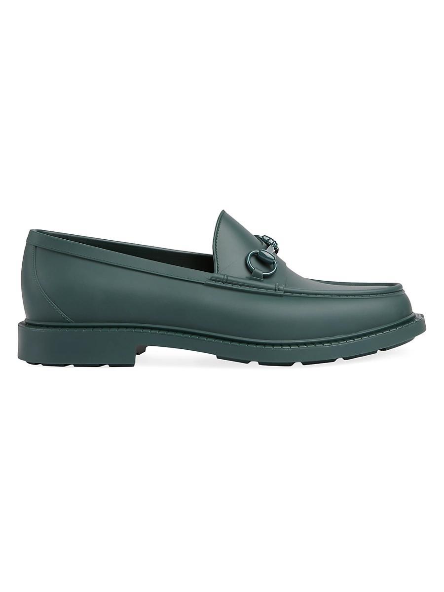 Mens New Dark Rubber Bit Loafers Product Image