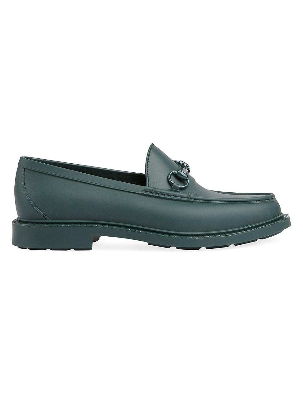 Mens New Dark Rubber Bit Loafers Product Image