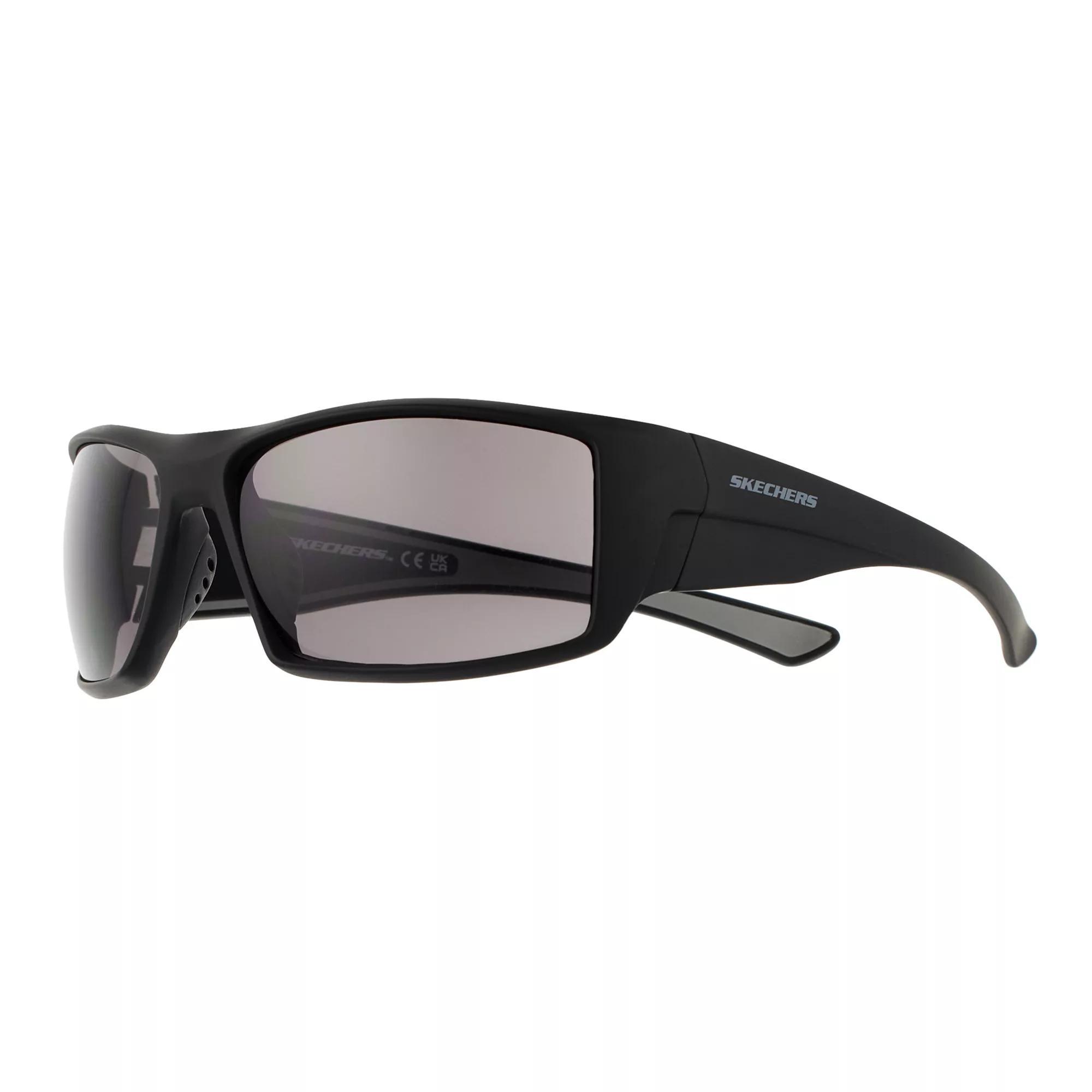 Mens Skechers 64mm Wrap Sunglasses Product Image