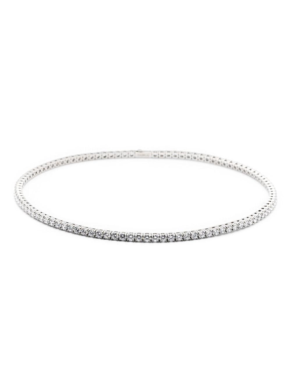 Tennis crystal-embellished necklace Product Image