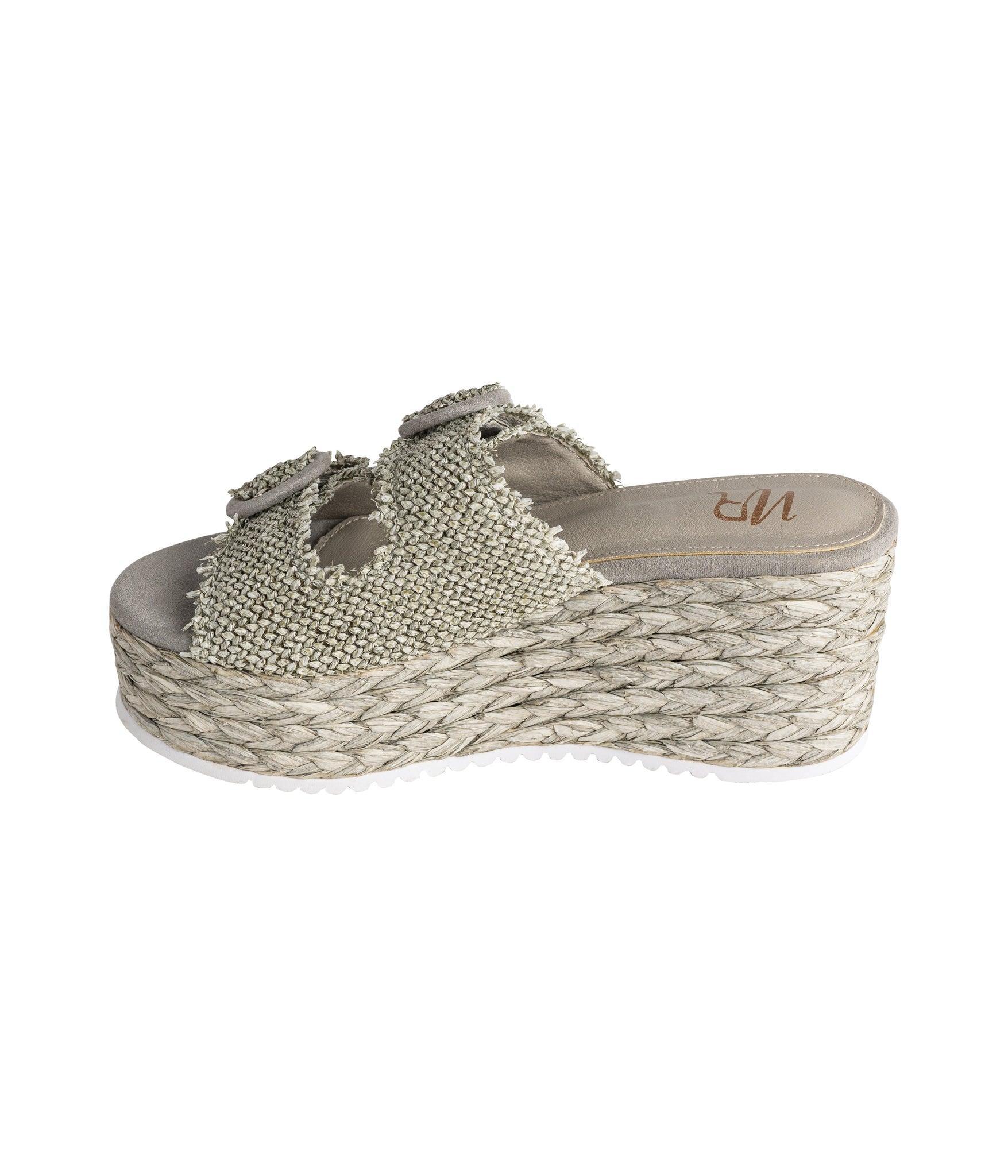 Eriwen Buckle Wedge in Teal (Online Exclusive) Product Image