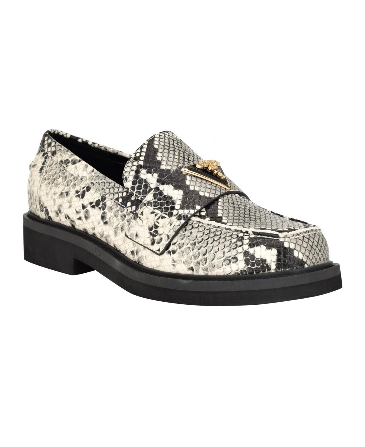 GUESS Shatha Denim) Women's Flat Shoes Product Image