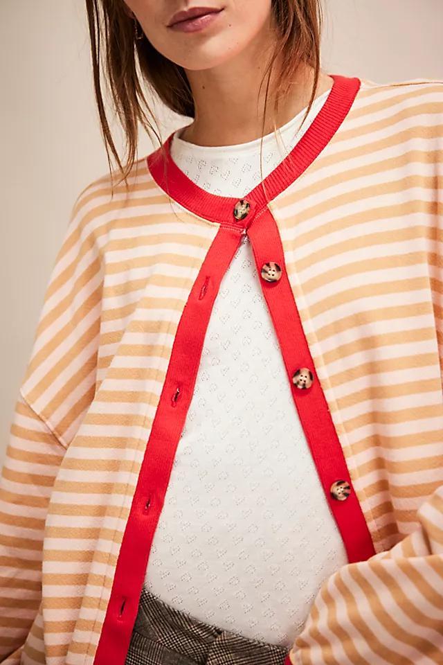 Classic Striped Cardigan Product Image