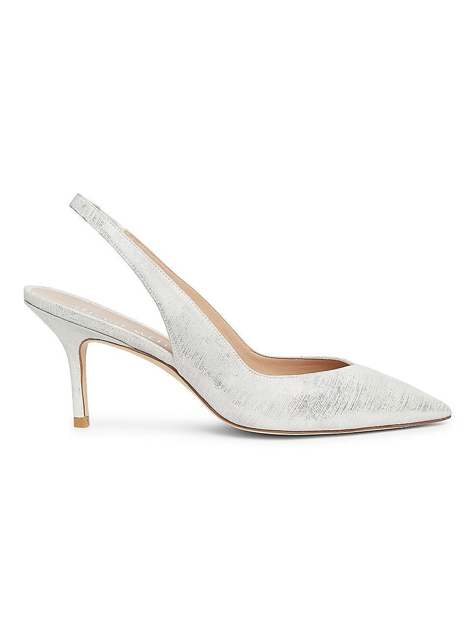 Womens Eva 75MM Leather Slingback Pumps Product Image