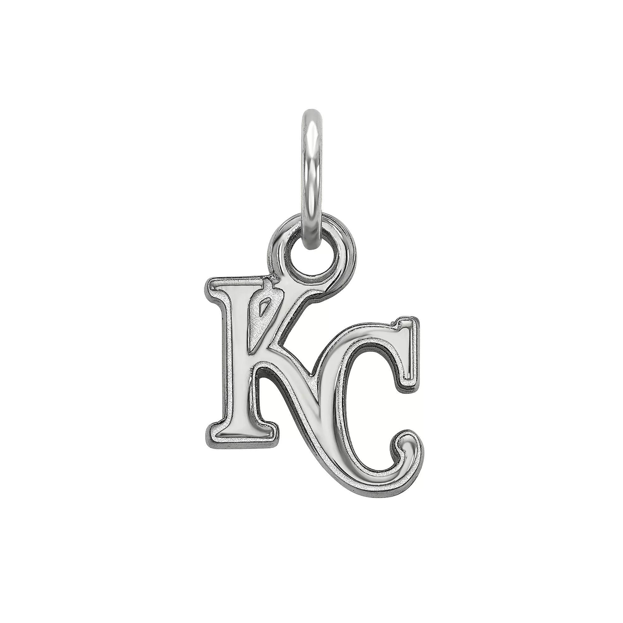 LogoArt Sterling Silver Kansas City Royals Mini Logo Charm, Women's, Size: 15 mm, Gold Tone Product Image