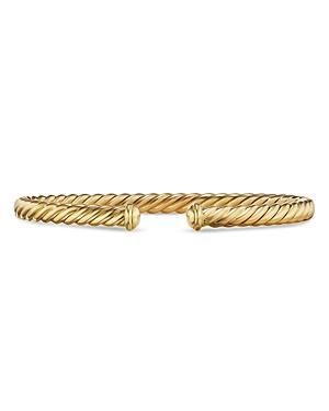 David Yurman 18K Yellow Gold Cablespira Cuff Bracelet Product Image