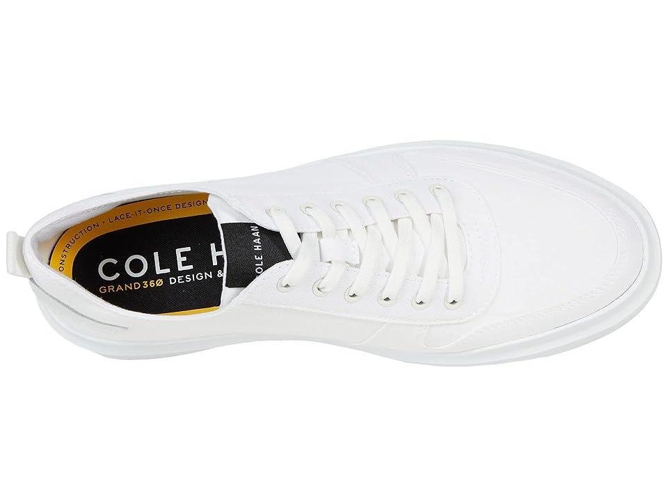 Cole Haan GrandPro Rally Canvas Court Sneaker (Optic Canvas) Men's Shoes Product Image