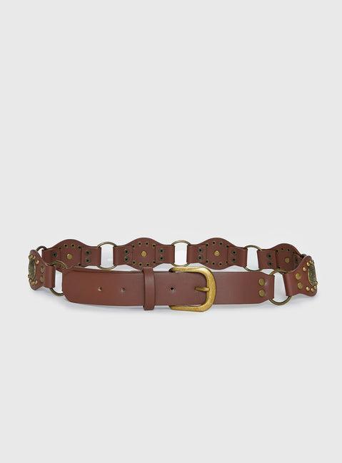 Perfect Cadence Belt Brown / Gold Product Image