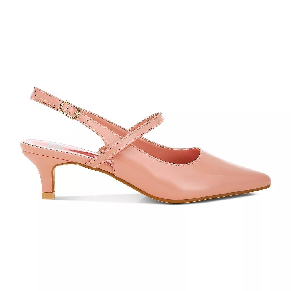 Rag & Co Abloom Women's Slingback Pumps, Size: 10, Pink Product Image