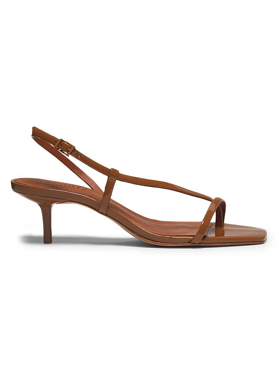 Schutz Womens Heloise Square Toe Mid Heel Sandals Product Image