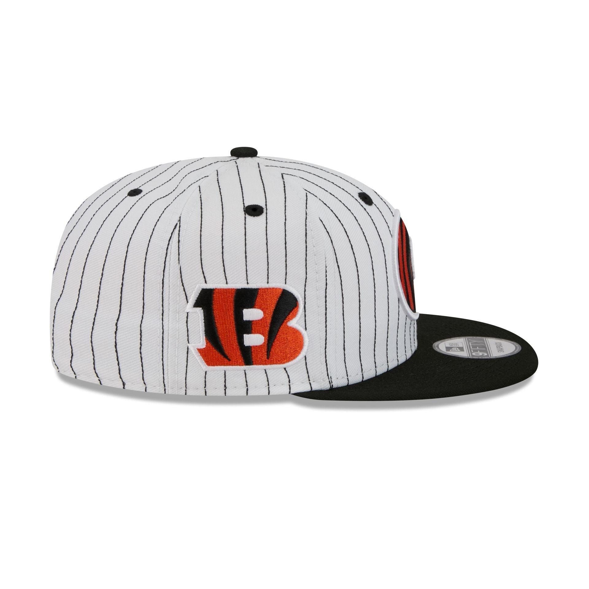Cincinnati Bengals Deceptor Pinstripe 9FIFTY Snapback Hat Male Product Image