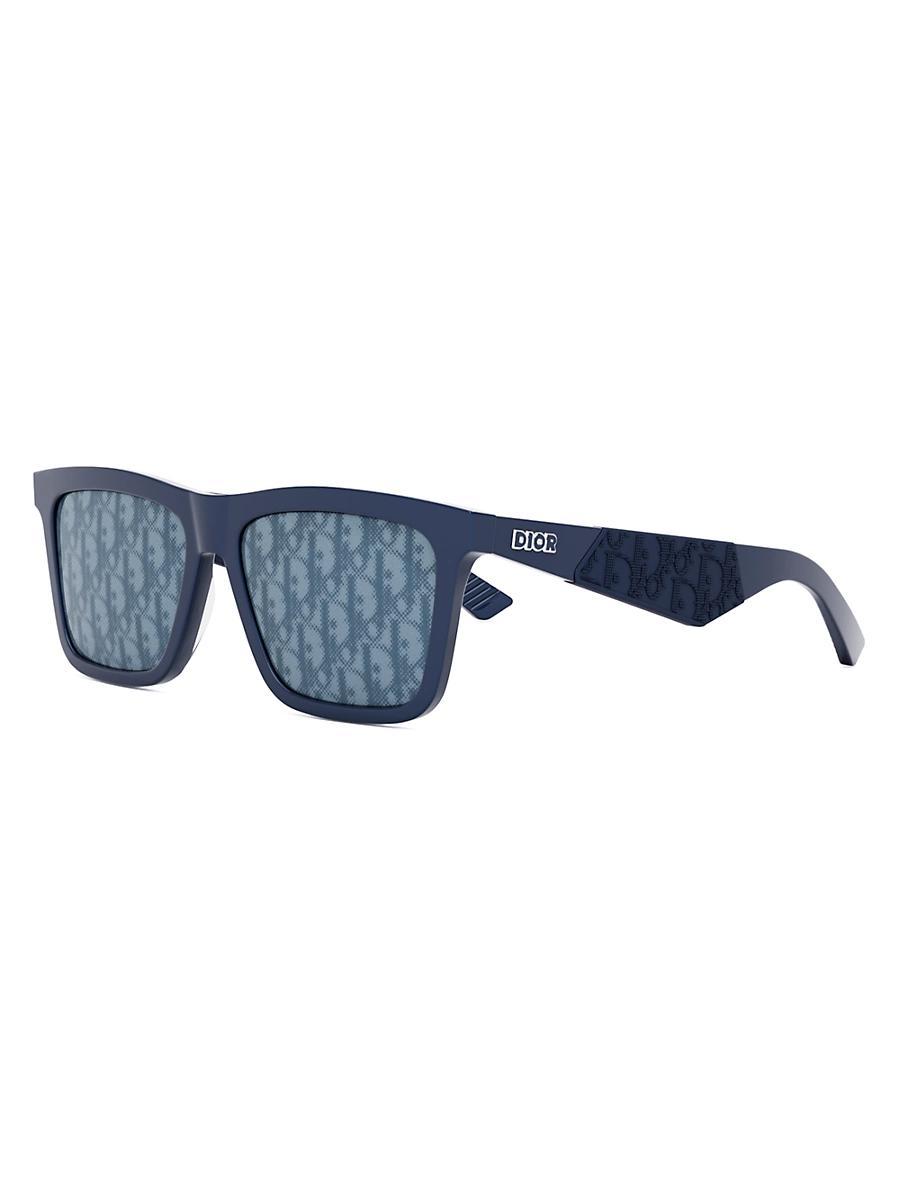Mens DiorB27 S1I 56MM Mirrored Acetate Sunglasses Product Image