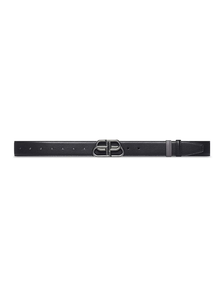 Mens BB Reversible Belt in Grained Calfskin Product Image
