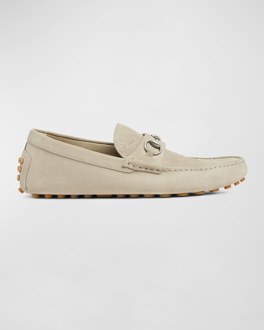 Mens Byorn Guccisima Suede Bit Loafers Product Image