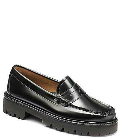 G.H. Bass Whitney Super Lug Weejun Leather Penny Loafers Product Image