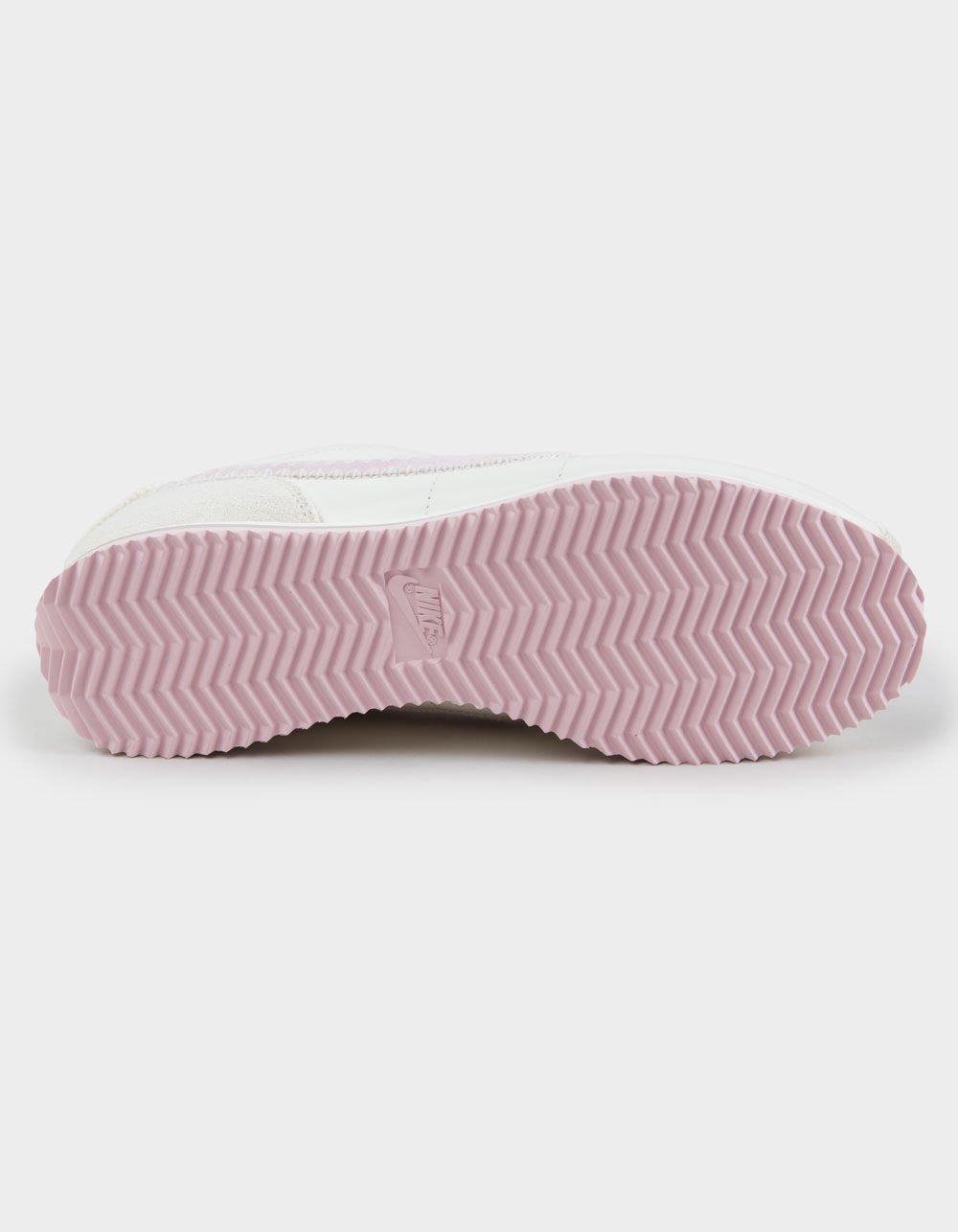 NIKE Cortez Womens Shoes - WHT/LT PNK Product Image