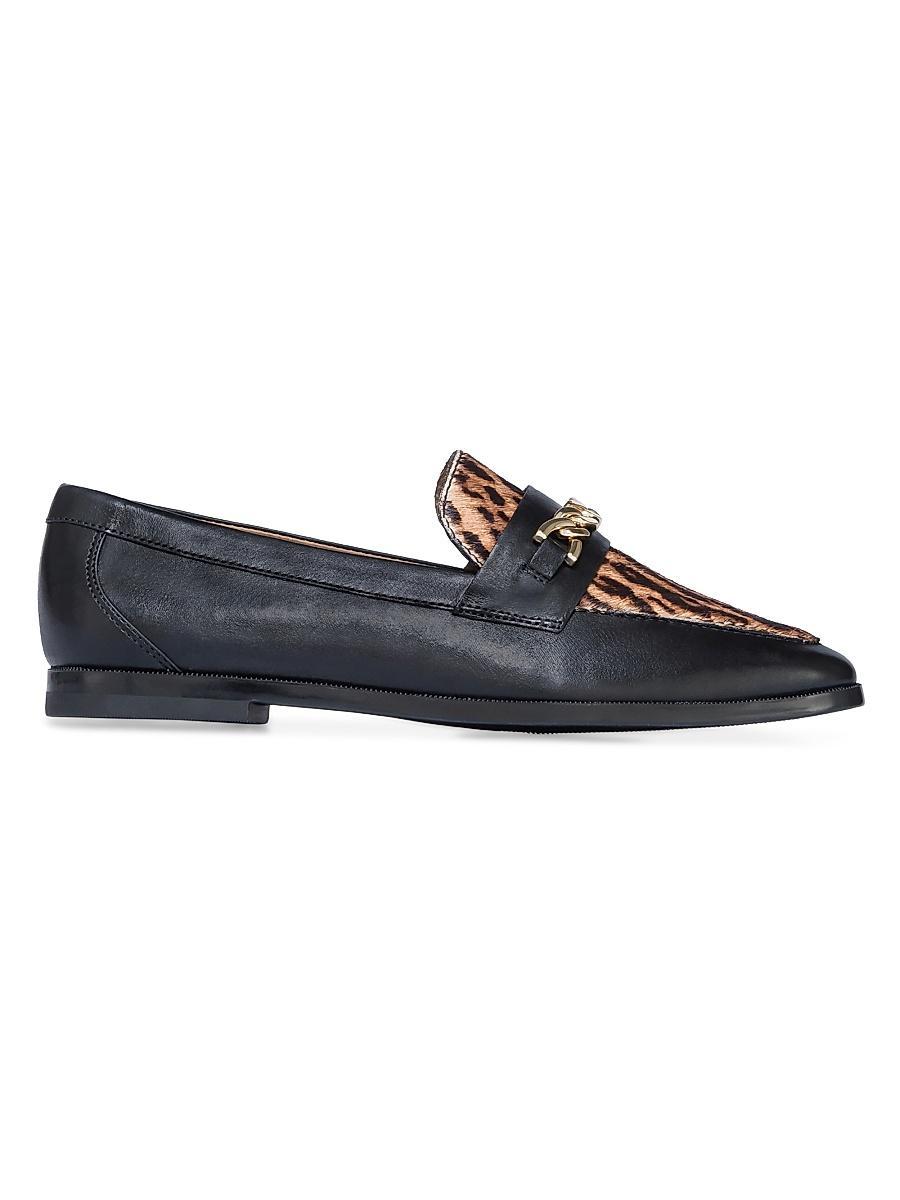 Womens Zephyr Haircalf Chain Loafers Product Image