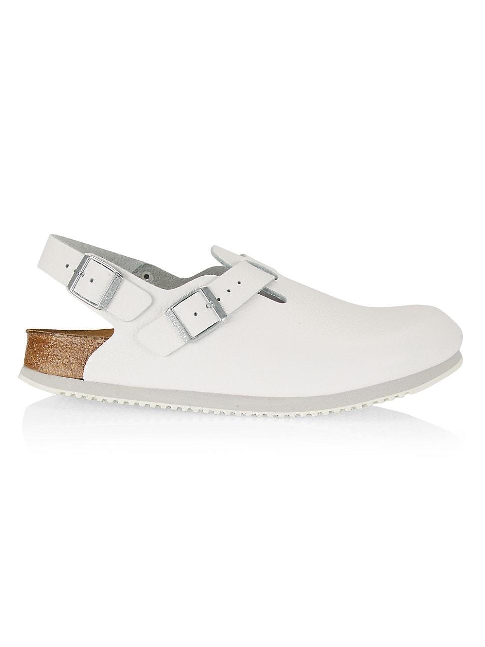 Mens Tokio Leather Big Buckle Clogs Product Image