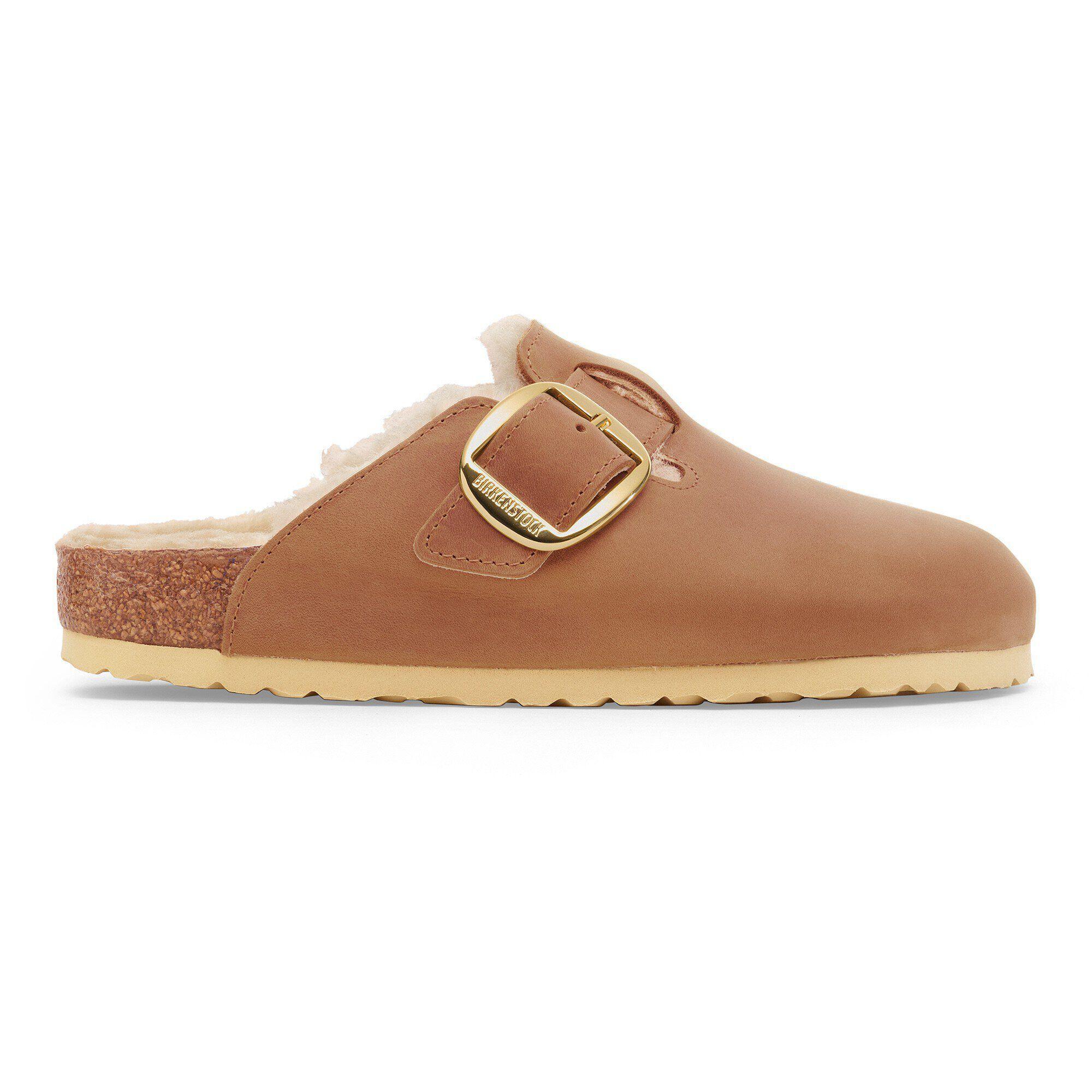 Boston Big Buckle Shearling Natural Leather Oiled Product Image