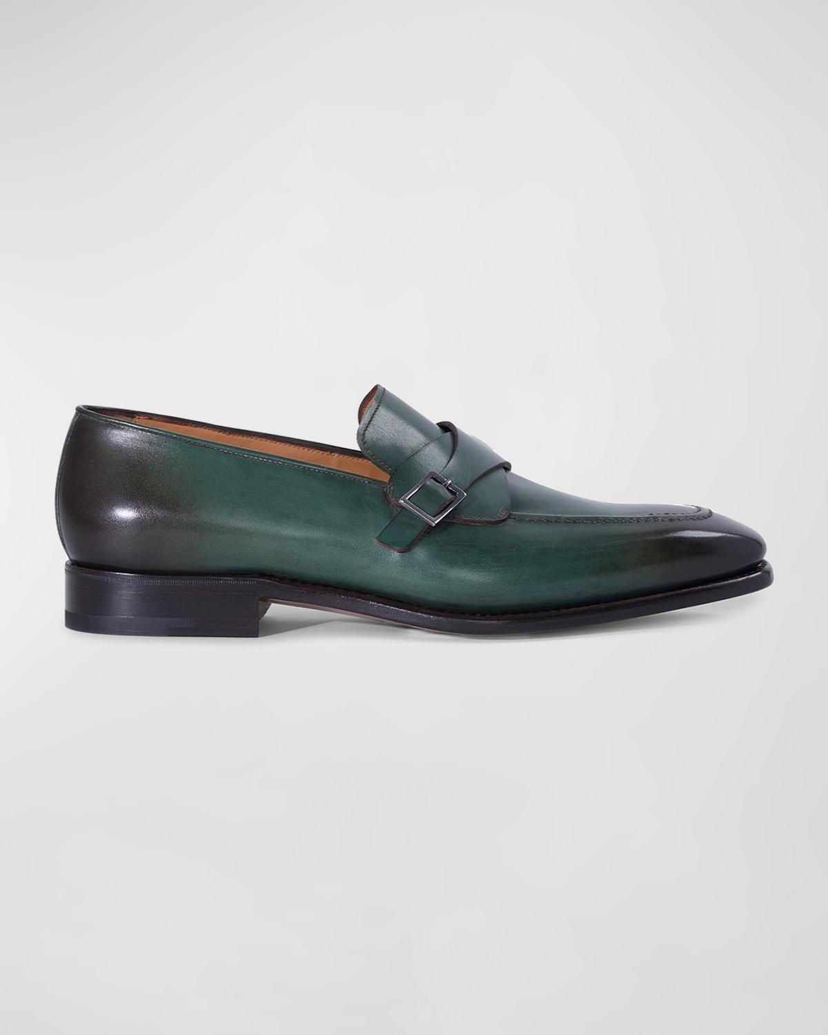 Mens Gideon Leather Venetian Loafers Product Image