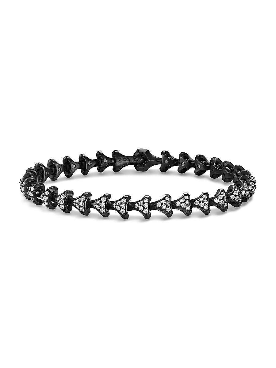 Mens Armory Link Bracelet in Black Titanium Product Image