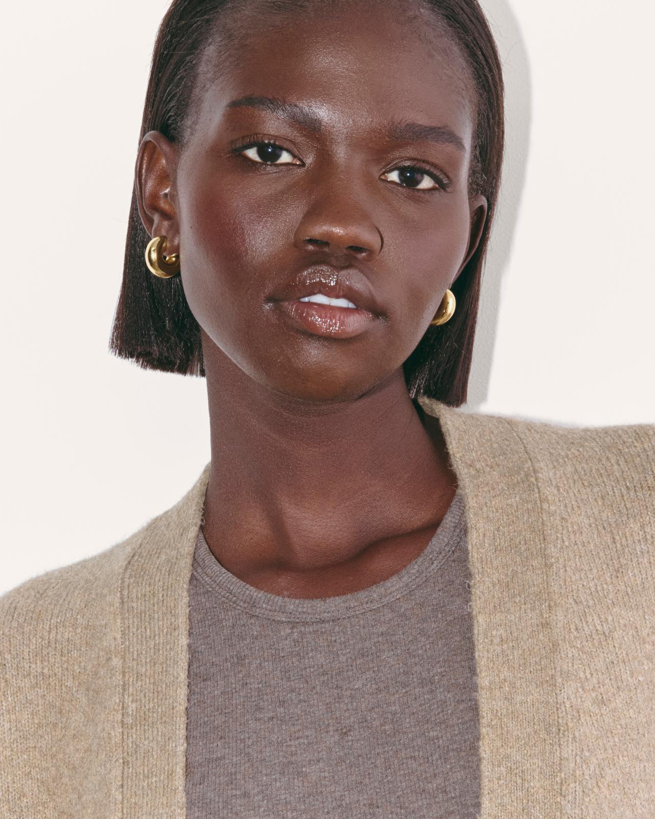 The Cocoon Cardigan in Plush Cotton Product Image