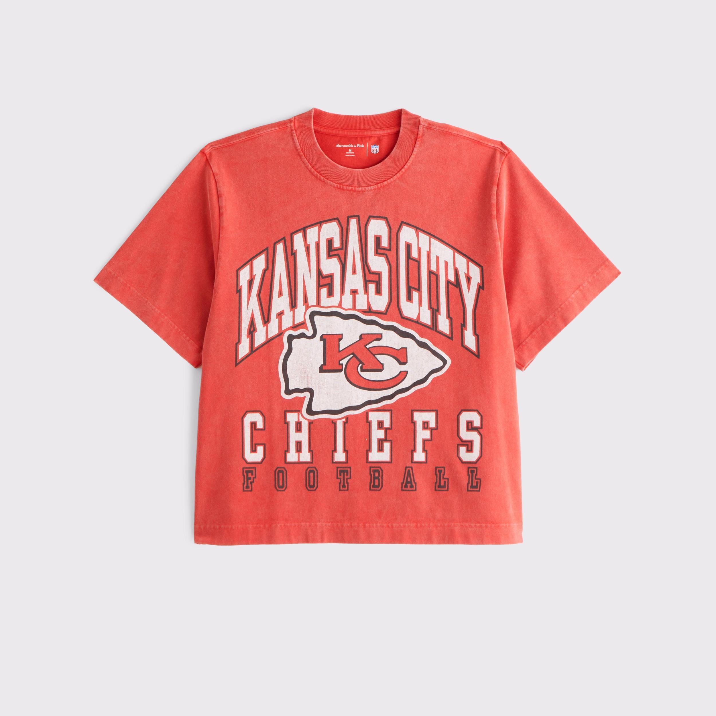Cropped Kansas City Chiefs Graphic Tee Product Image